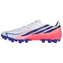 Adidas F50 Soccer Lowtop White/Solar Purple/Swirl Neon Red
