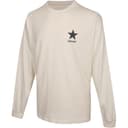 Converse TShirts Ecru/Black Crew Neck Moderate Straight Fit