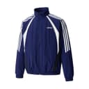 Adidas Jackets Blue Stand Collar Moderate