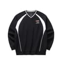 ANTA Sweatshirts Basic Black3 Vneck Moderate