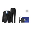 HLA Business Suits Suit Collar Moderate