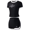 PUMA TwoPiece Crew Neck Thin SquareLeg TwoPiece Swimsuit