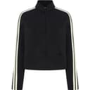 Adidas Jackets Black Stand Collar Moderate