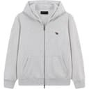 AbercrombieFitch Sweatshirts Light Gray Hooded (Nondetachable) Moderate Straight Fit