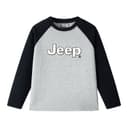 Jeep Grade School TShirts Crew Neck Moderate Stretch