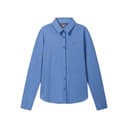 FILA Heritage Shirts Imitation Denim Blue Lapel Moderate