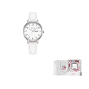Zgo Hello Kitty Co branded Quartz Movement Strap Watch Watch White Dial 30m Waterproof