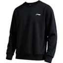 LiNing Sweatshirts Black (FleeceLined) Crew Neck Thickened Straight Fit