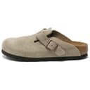 Birkenstock Boston Soft Footbed Birkenstock Taupe Narrow