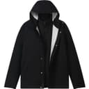 FILA BLUE Puffer Jackets Jet BlackBK Hooded (Nondetachable) Moderate
