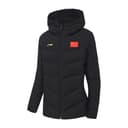 LiNing Down Jackets Black Hooded (Nondetachable) Thickened Nippedin Waist