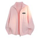 Sanrio Knitwear Stand Collar Moderate Straight Fit