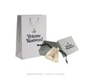 Vivienne Westwood Mayfair Bas Brass Necklaces Gunmetal Gray/Purple Diamond
