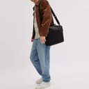 COACH Gotham Pebble Refined Calfskin Backpack, Shoulder Bag, Crossbody Bag, Handbag, Briefcase Large