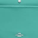 COACH Pebbled Laptop Bags Briefcases Large Blue Green