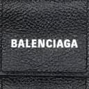 Balenciaga Grain Calfskin Earphone Case Black