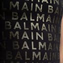 BALMAIN Logo print One shoulder Swimsuit