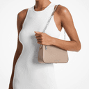 MICHAEL KORS Empire Cow Shoulder Bag Medium Light Sand