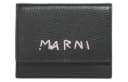 MARNI Calfskin Key Pouch Black