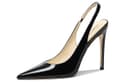 Lily Wei Microfiber Slim Heel Black