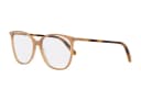 DIOR Acetate Cat Eye Eyeglass Frames Beige