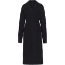 Skims Cozy Knit Short Robe Onyx