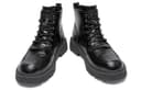 Cabbeen Minimalist Style Versatile Trendy Vintage Short Martin Boot Black