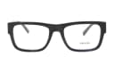 PRADA Plastic Rectangular Eyeglass Frames Black