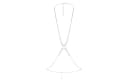 Swarovski Skims Body Chains White