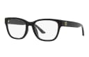 TORY BURCH Plastic Irregular Shape Eyeglass Frames Black