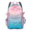 RUIPAI Nylon Fabric Backpack Student Backpack Regular Light Pink Gradient/Deep Pink Gradient/Black White Gradient