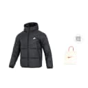 Nike Down Jackets Black Down Jacket+Shopping Bag