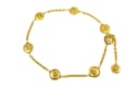 CHANEL Logo Identification GoldPlated Waist Chains Gold Width 3.3CM