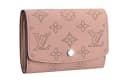 LOUIS VUITTON Cow Wallet Mulan Pink