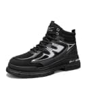 Warrior AnkleLength Martin Boot Black Gray