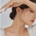 DAN DREAM Faux Pearl Hoop Earrings Girlfriend Love Confession Love Bestie Gift Box Set