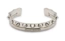 Alexander McQueen Brass Bangles Silver