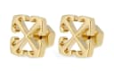 OFF WHITE Mini Arrow Earrings