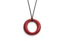 TIFFANY & CO. Hardwood Silk Cord Pendants Red