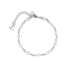 Jimmy Choo Logo charm Pearl detail Anklet
