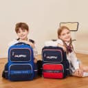 RUIPAI Polyester Backpack Student Backpack Regular Blue/Green