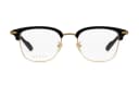 GUCCI Metal Acetate Rectangular Eyeglass Frames Gold/Black