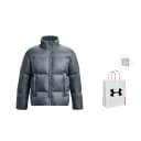Under Armour Down Jacket Gray, Shopping Bag Included