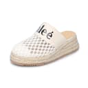 Su Yanjiao Quiet Closed Toe Slippers Ecru