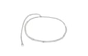 Alessandra Rich Crystal Decoration Waist Chains Silver