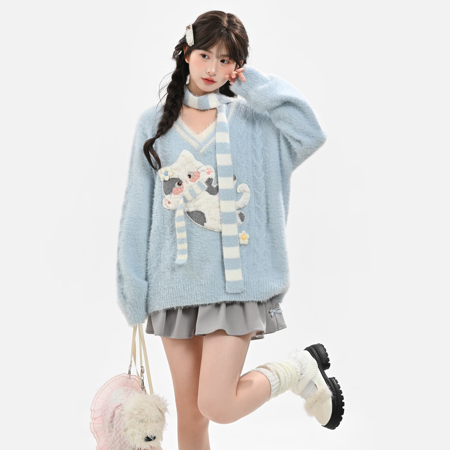 SNBL Sweaters Blue Vneck Moderate Other