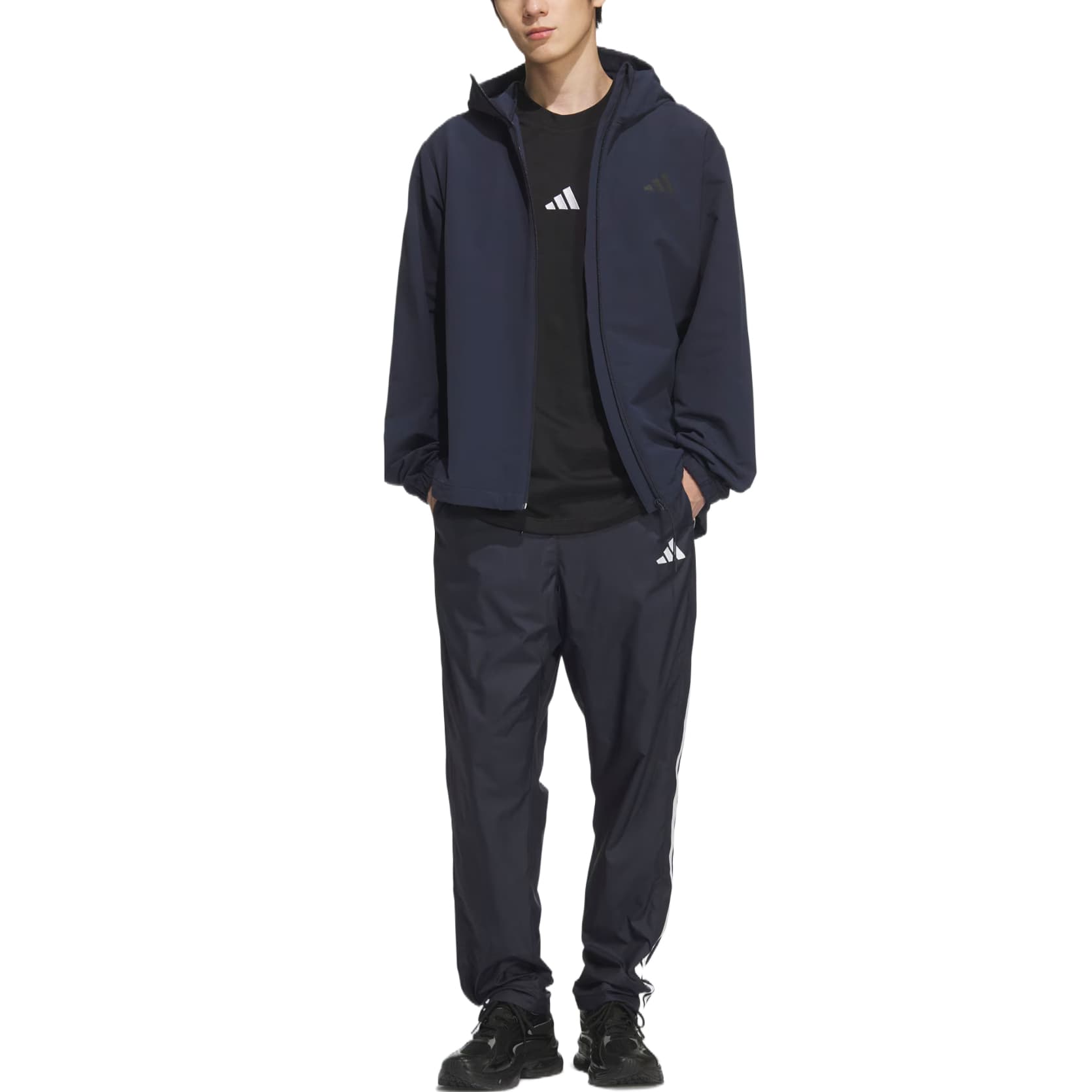 Adidas Softshell Jackets Legend Ink Hooded (Nondetachable) Moderate Soft Shell