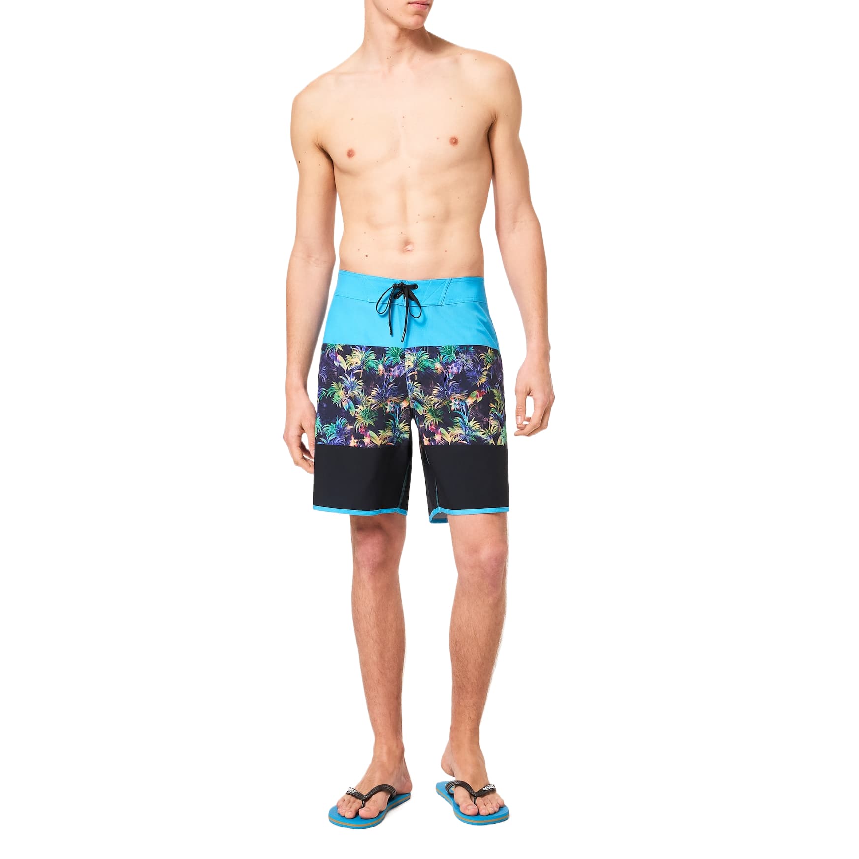 Oakley Beach Blue Brown Print