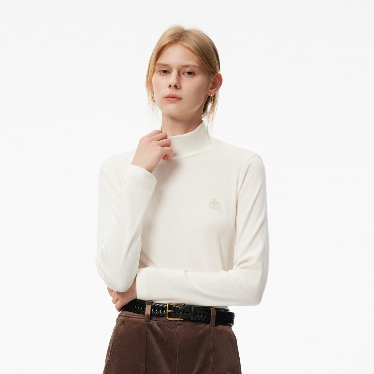 Teenie Weenie TShirts HalfTurtleneck Moderate Straight Fit