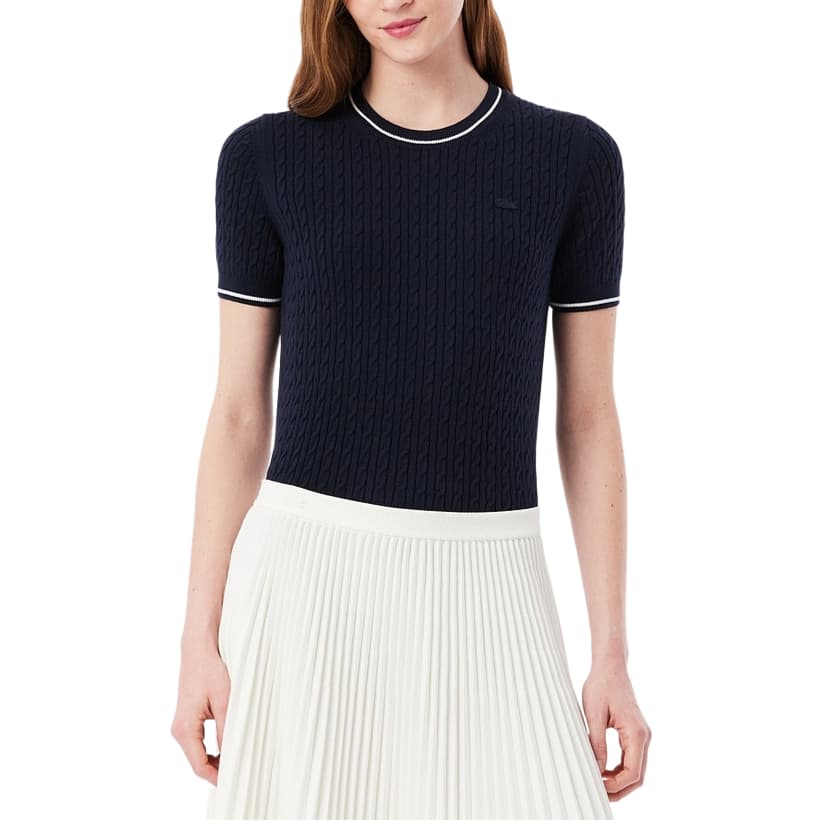 Lacoste cableknit Tshirt